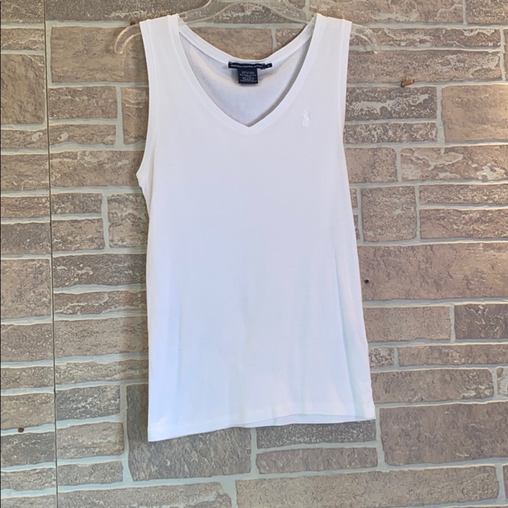 Ralph Lauren white tank
